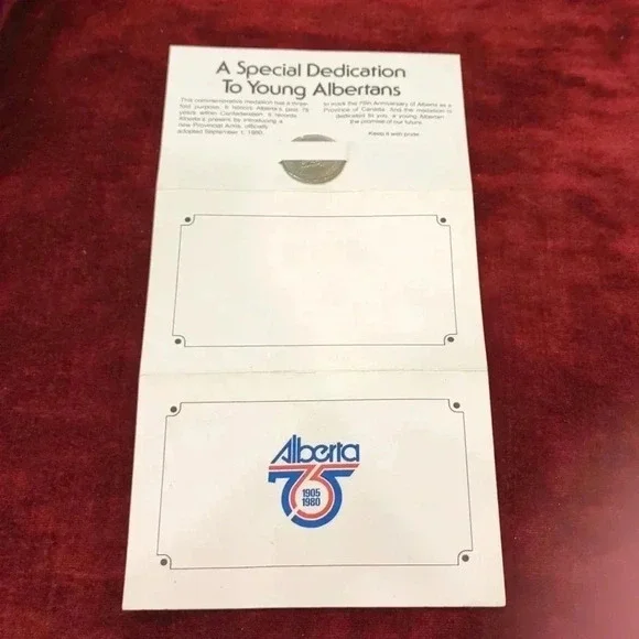 Alberta 75 year Medallion - Picture 5 of 6